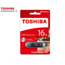 TOSHIBA FLASH DRIVE USB 3.0 16GB SUZAKU ΜΑΥΡΟ
